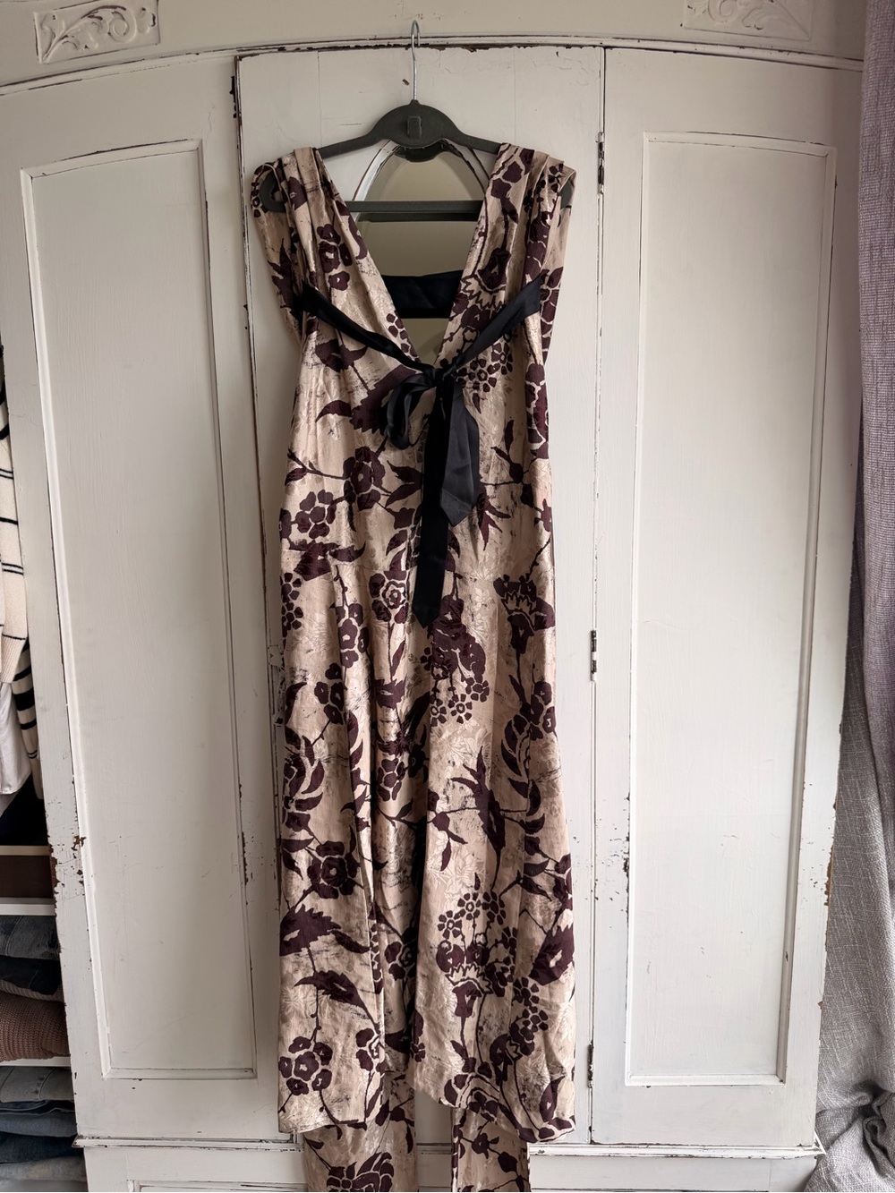 Dries Van Noten Runway Tie-Front Dress